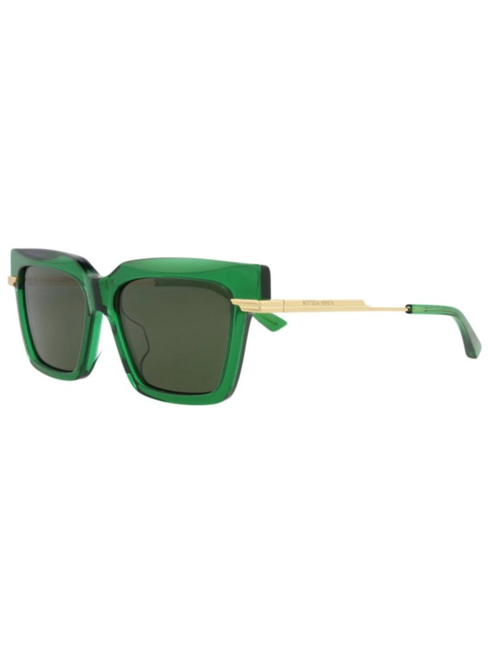 New Bottega Veneta Women's Sunglasses Square Rectangle Recycled Acetate Frame